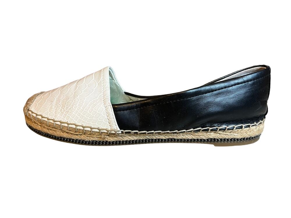 BCBG Generation faux leather espadrille shoes 8